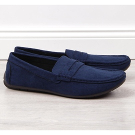 NEWS navy blue men's slip-on loafers 1 NEWS navy blue men's slip-on loafers 1