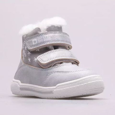 Shoes, snow boots Big Star Jr. KK374190 silver 1 Shoes, snow boots Big Star Jr. KK374190 silver 1
