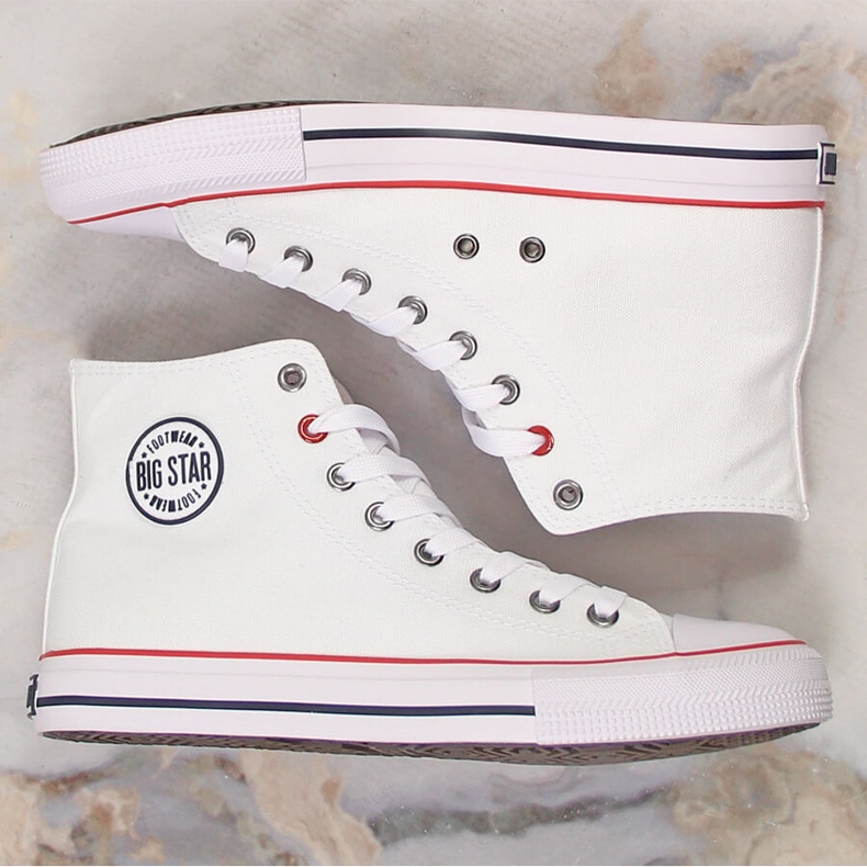Big Star T274026 white high-top sneakers 1