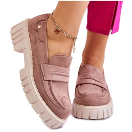 Women's Suede Slip-On Shoes Light Brown Fiorell beige 12