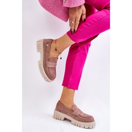 Women's Suede Slip-On Shoes Light Brown Fiorell beige 7