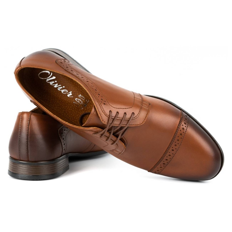 Olivier Men's formal leather shoes A34 Kb brown 2 Olivier Men's formal leather shoes A34 Kb brown 2