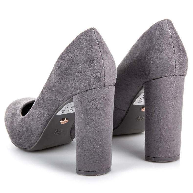 Seastar Suede Pumps grey 2