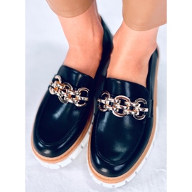 BM Catz Black platform loafers 1