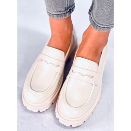BM Dench Beige platform loafers 1