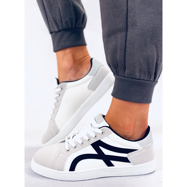 BM Women's Wilson White sneakers grey 1 BM Women's Wilson White sneakers grey 1