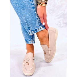 BM Women's loafers Eunice Beige 2