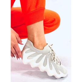 BM Eaton Beige sock trainers 2