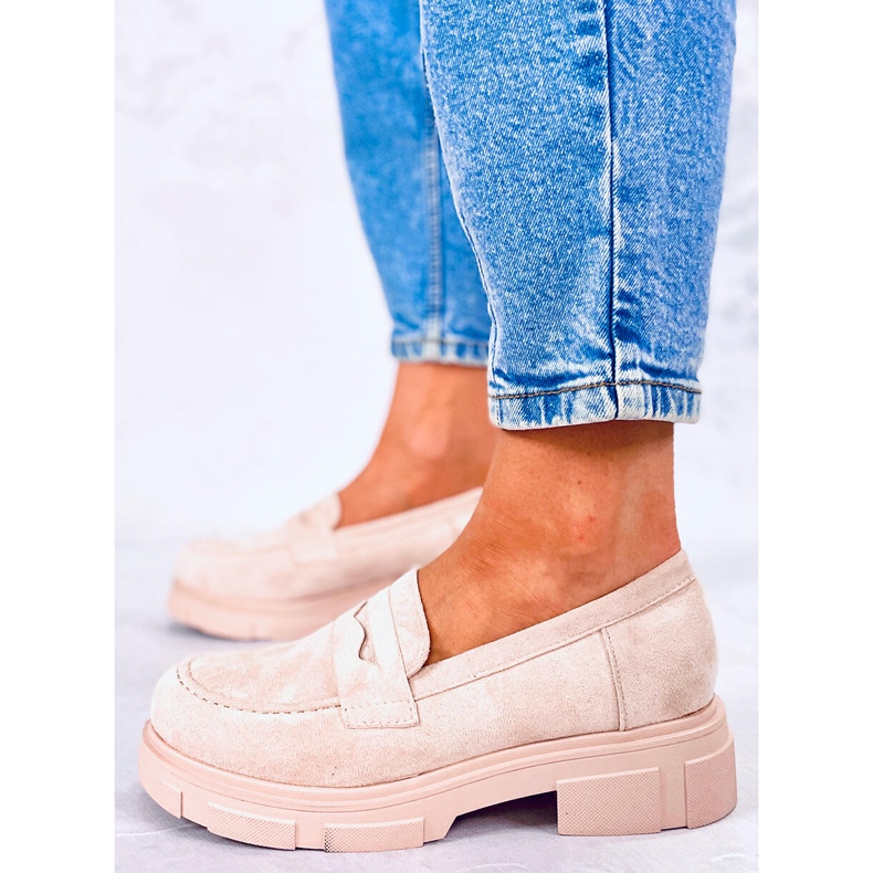 BM Suede platform loafers from Jayne Beige 1