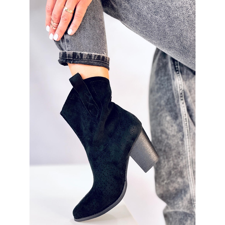 BM Douglas Black openwork cowboy boots 1 BM Douglas Black openwork cowboy boots 1