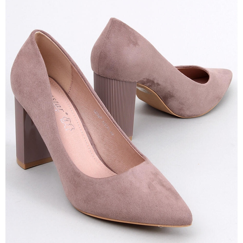 BM Annette Khaki Heel Pumps beige 1