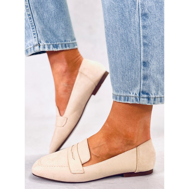 Class Beige classic suede loafers 1