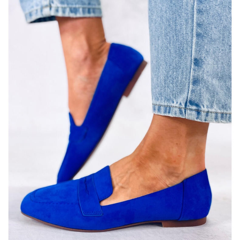 BM Class Blue suede loafers 1