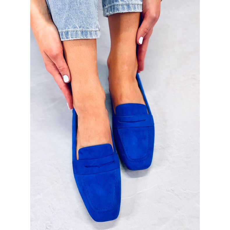 BM Class Blue suede loafers 2