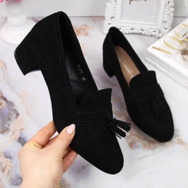 Women's brogues in black suede from Sergio Leone 1