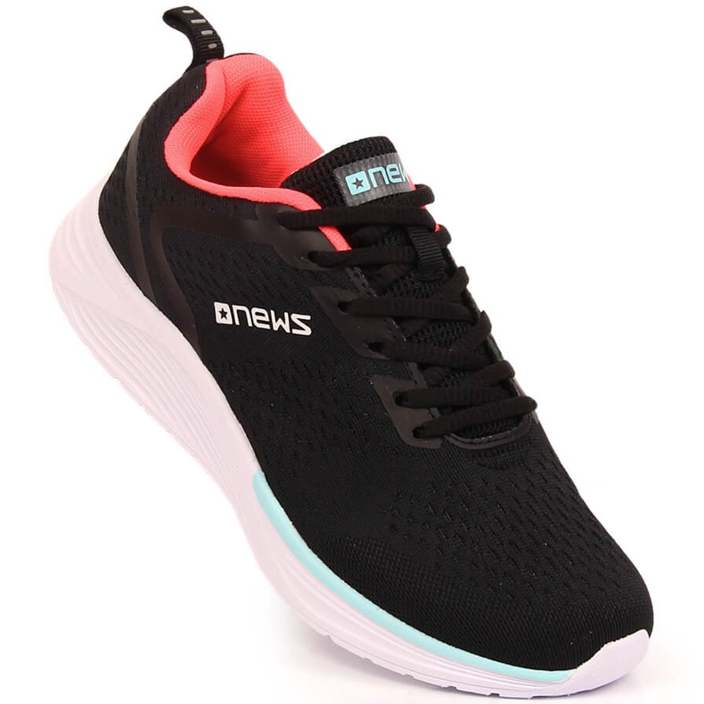Women's sports shoes for fitness comfortable black NEWS 1 Women's sports shoes for fitness comfortable black NEWS 1