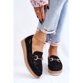 PM1 Women's Loafers On The Platform Black Danny 1 PM1 Women's Loafers On The Platform Black Danny 1