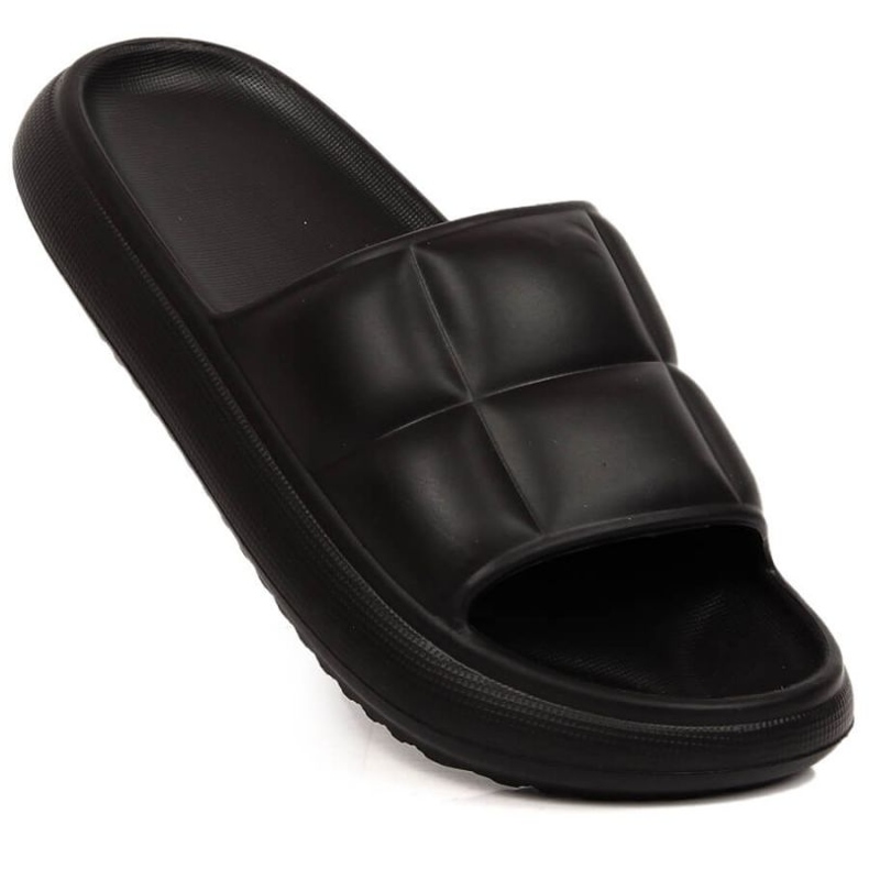 Quilted Platform Slippers Vinceza W JAN172A black 1