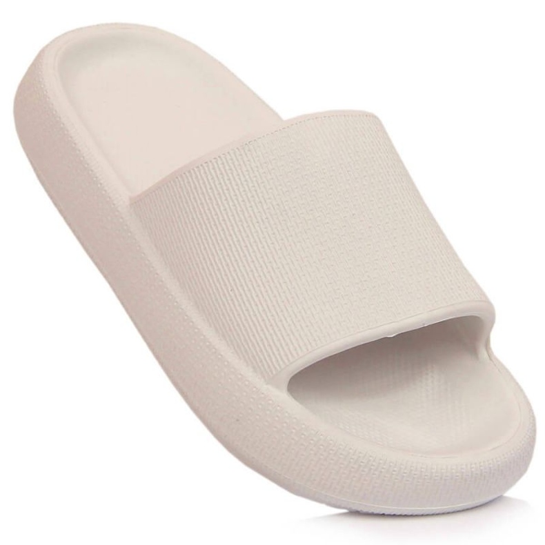 Platform slippers Vinceza W JAN173B white 1