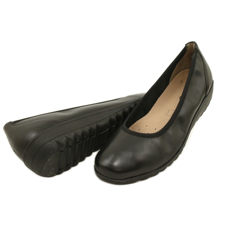Ballet flats Caprice 9-22161-20 022, width adjustable black 4