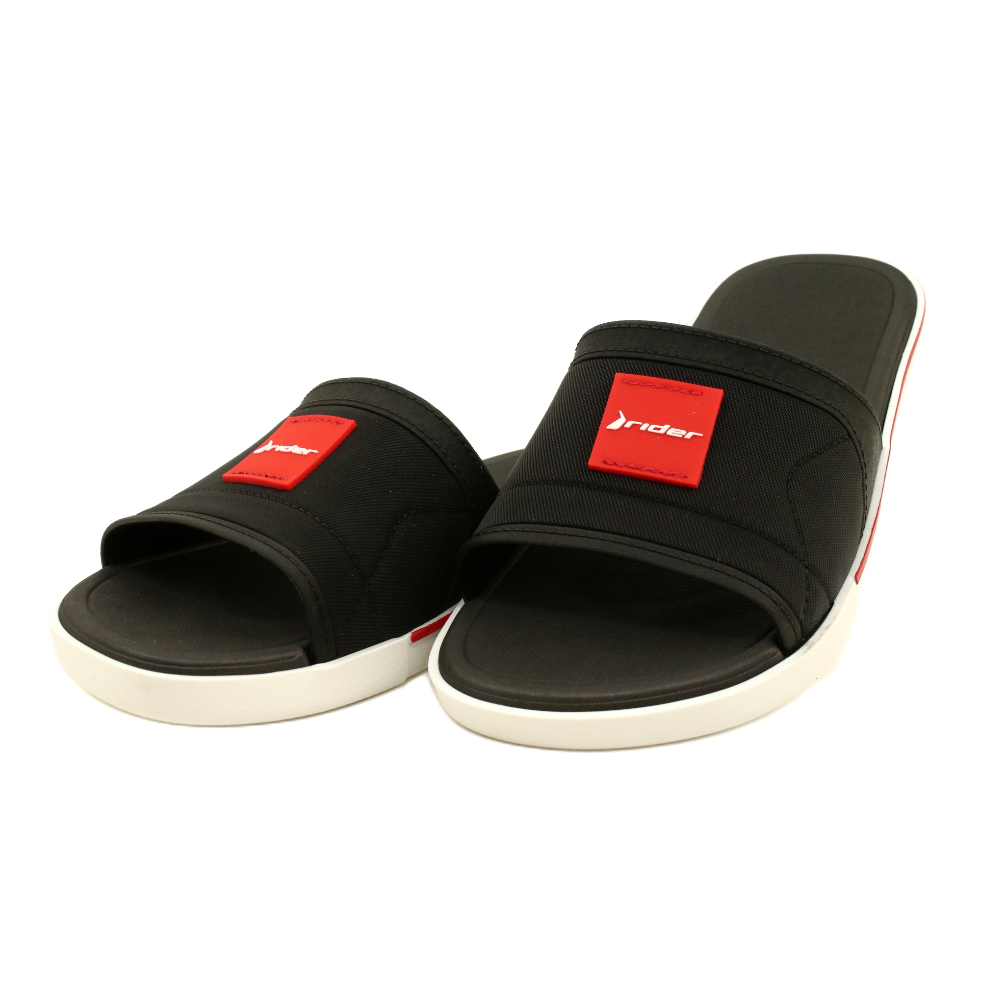 Men's Slippers Rider Spin Slide Ad 11795 AG359 Black/Red