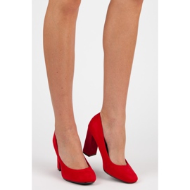 Seastar Suede Pumps red 2