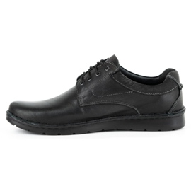 Kampol Men's casual leather shoes 13/27 black face 1 Kampol Men's casual leather shoes 13/27 black face 1