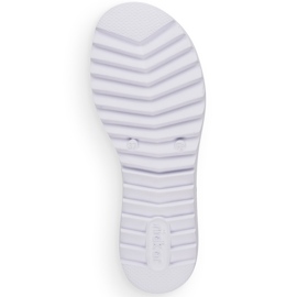 Women's sandals with colored elastics Rieker V44G8-30 multicolored 1