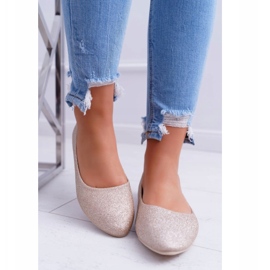 PS1 Women's Ballerinas Glitter Golden Fifi 1