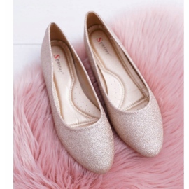 PS1 Women's Ballerinas Glitter Golden Fifi 2