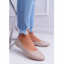 PS1 Women's Ballerinas Glitter Golden Fifi 3