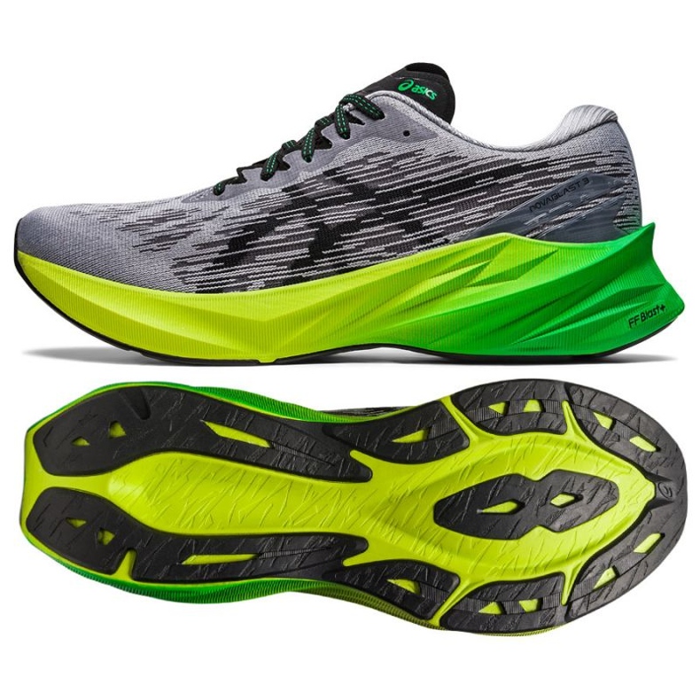 Asics Novablast 3 M 1011B458 021 running shoes grey 1