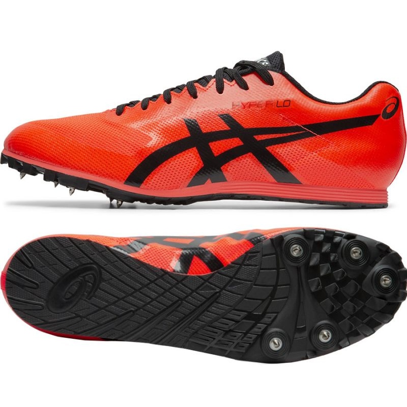 Asics Hyper LD 6 spike shoes red - Fashionable Shoes