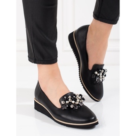 Goodin Fashionable women's shoes Shelovet made of ecological leather black 2 Goodin Fashionable women's shoes Shelovet made of ecological leather black 2