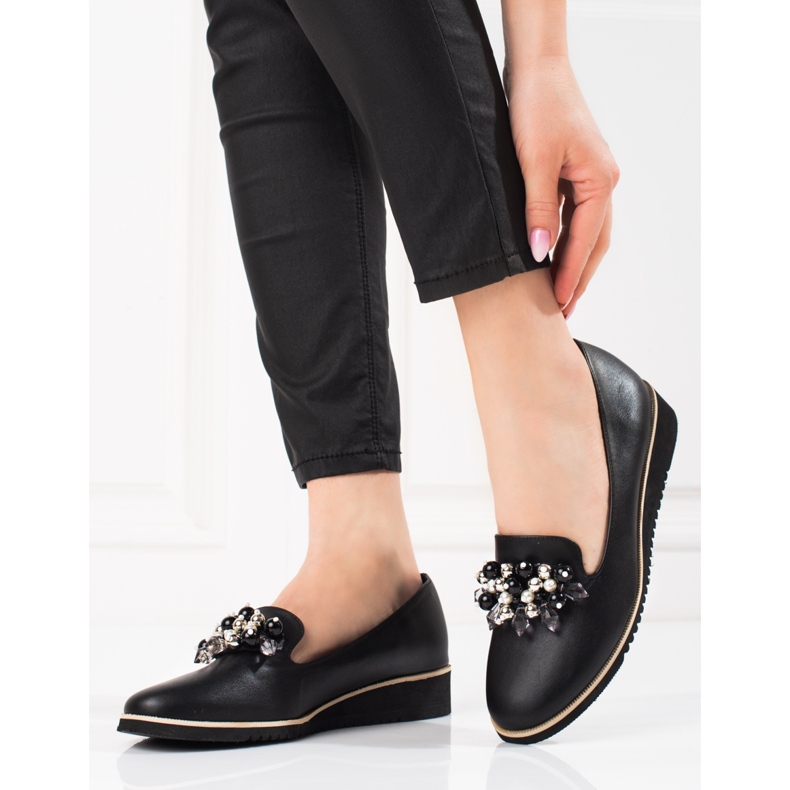 Goodin Fashionable women's shoes Shelovet made of ecological leather black 1 Goodin Fashionable women's shoes Shelovet made of ecological leather black 1