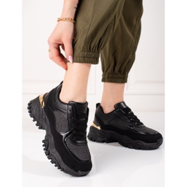 Black women's sneakers on the Shelovet platform 1
