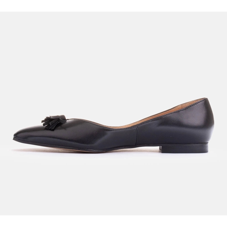 Marco Shoes Subtle ballerinas with fringes black 1