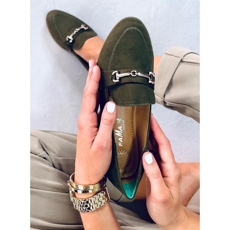 Juss Green women's loafers 2