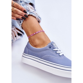 Women's Platform Sneakers Big Star LL274231 Blue 1 Women's Platform Sneakers Big Star LL274231 Blue 1