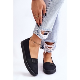 Women's Slip-On Big Star Sneakers LL274200 Black 1