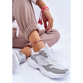 Women's Light Sports Shoes Big Star LL274375 White-Grey 1 Women's Light Sports Shoes Big Star LL274375 White-Grey 1