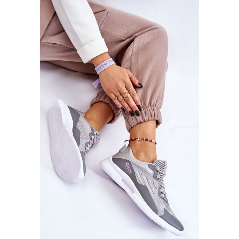 Women's Sport Shoes Sneakers Big Star LL274371 Gray grey 2 Women's Sport Shoes Sneakers Big Star LL274371 Gray grey 2