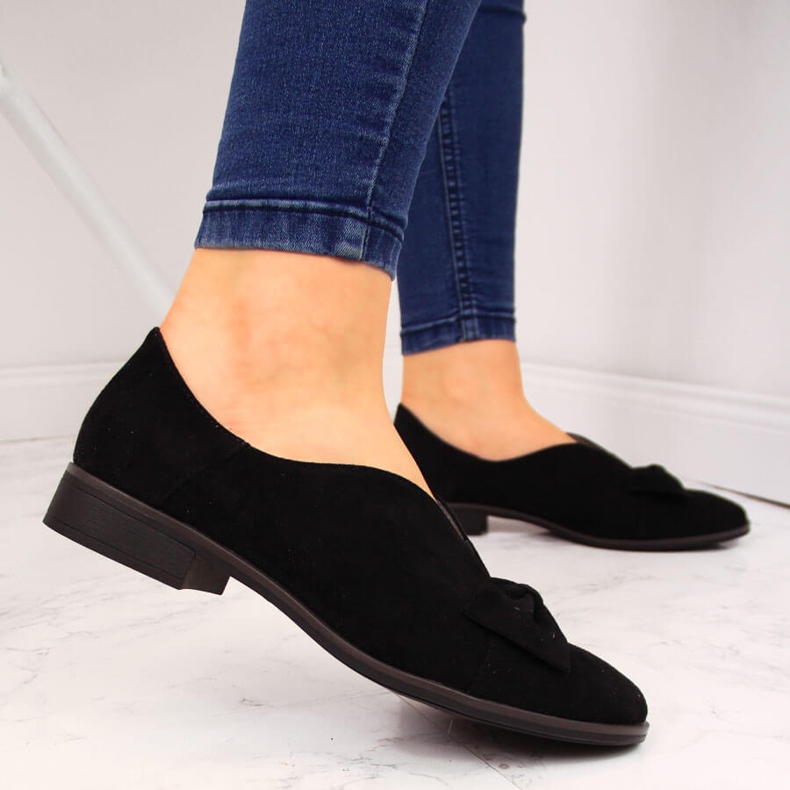 Women's shoes with a black bow Jezzi 2