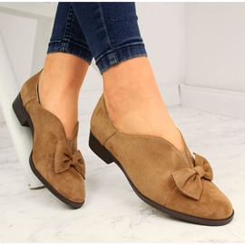 Women's shoes with a beige bow Jezzi 1