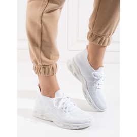 Shelovet white textile sports shoes 1 Shelovet white textile sports shoes 1
