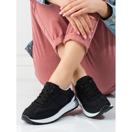 Shelovet black women's light sports shoes 1 Shelovet black women's light sports shoes 1