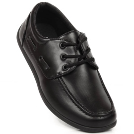 Black American Club 51/23 formal communion shoes for boys 1