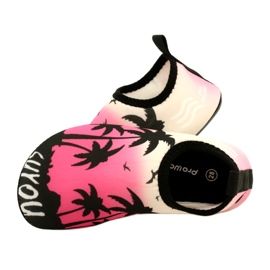 ProWater pink-black neoprene water shoes 4
