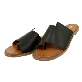 Black flip-flops women's flip-flops Evento 22SD35-4586 Black 2