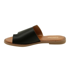 Black flip-flops women's flip-flops Evento 22SD35-4586 Black 1
